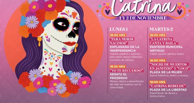Festival de la Catrina en Nuevo Laredo.