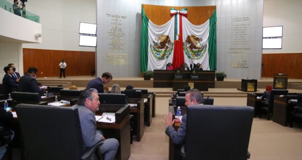 Sesión de la Cámara de Diputados del Congreso de Tamaulipas.