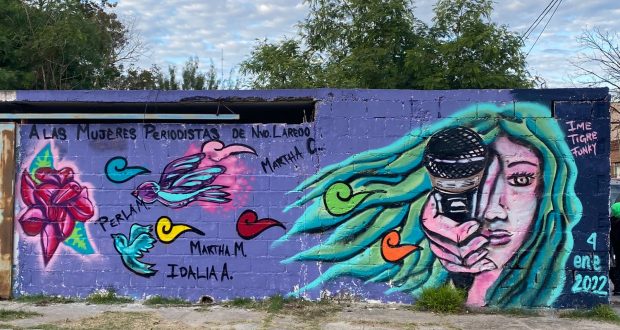 Mural de la Mujer Periodista de Nuevo Laredo.