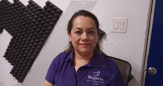 Claudia Contreras Faz, presidenta de la asociación civil Mujeres en Libertad.
