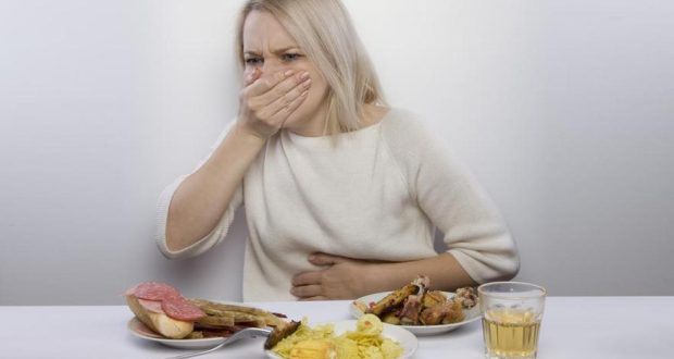 malestar por la comida.